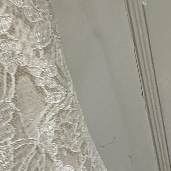 Vintage 90s  Dolce & Gabbana Elegant White Lace Wedding Ceremony Dress 40 - Picture 10 of 12